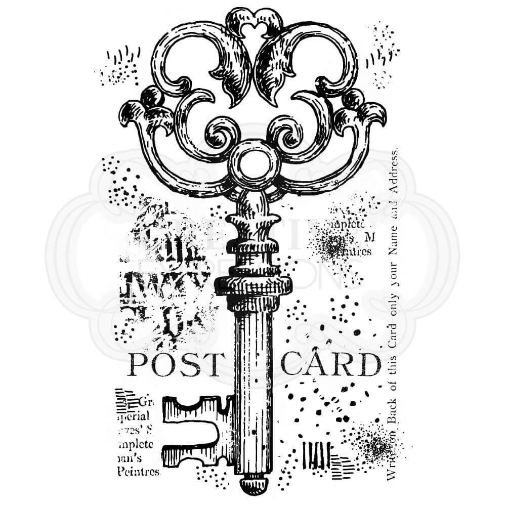 Woodware Clear Stamps A7 - Old Key