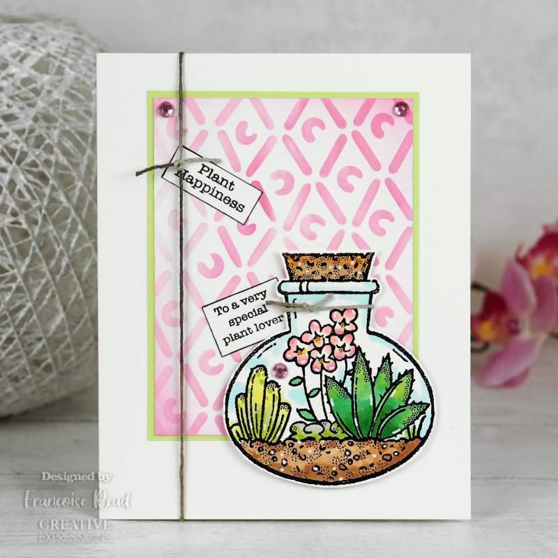 Woodware Clear Stamps Singles - Terrarium (4in x 4in)