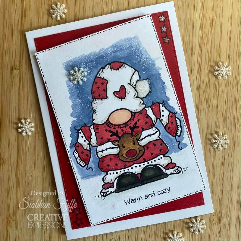 Woodware Clear Stamps Singles - Cozy Gnome Jumper (4in x 6in)