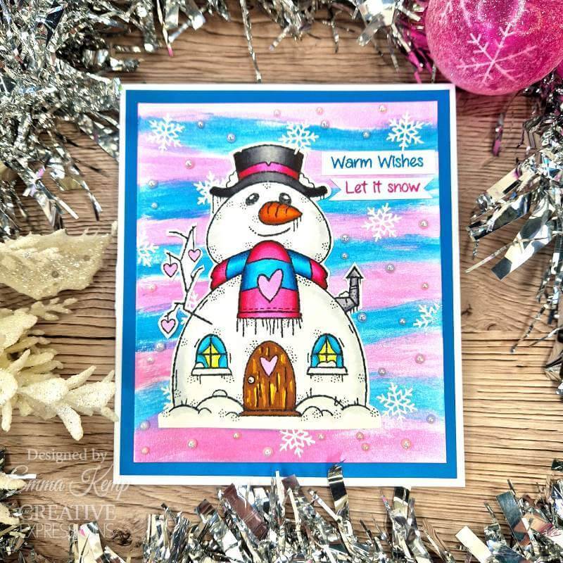 Woodware Clear Stamps Singles - Snow Gnomes (4in x 6in)