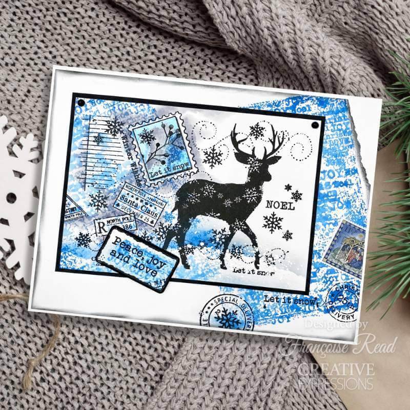 Woodware Clear Stamps Singles - Winter Reindeer (4in x 6in)