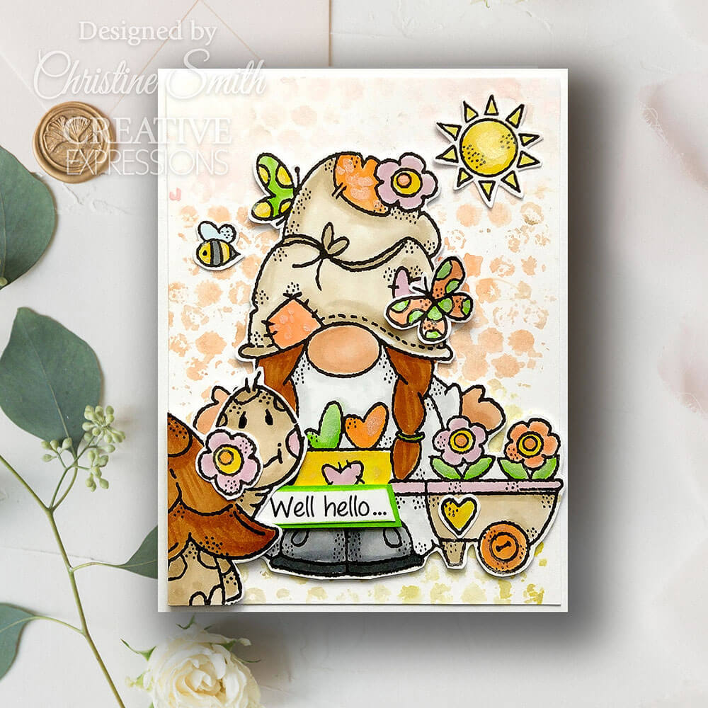 Woodware Clear Stamps Singles - Garden Stroll (4in x 6in)