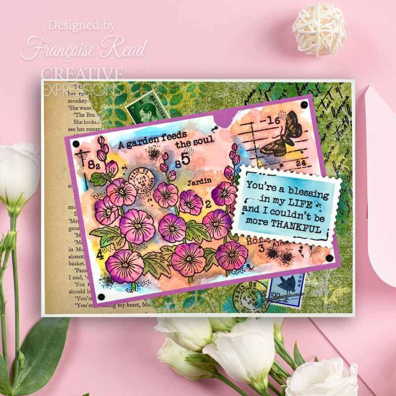 Woodware Clear Stamps Singles - Postage Stamp Greetings (4in x 6in)