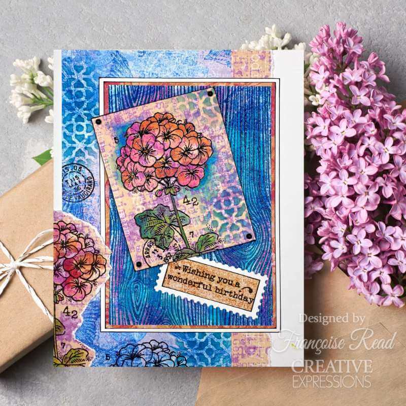Woodware Clear Stamps Singles - Woodgrain (4in x 6in)