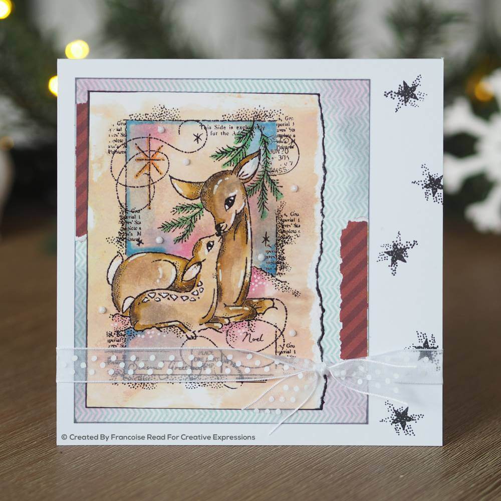 Woodware Clear Stamp Singles - Baby Deer (4in x 6in)