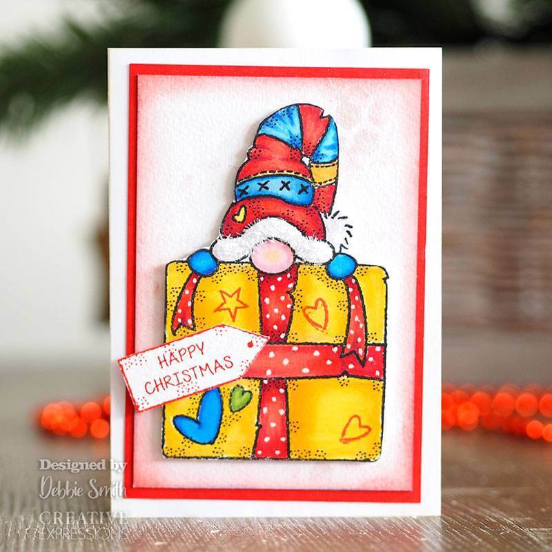 Woodware Clear Stamps 4"X6" - Gnome Gift