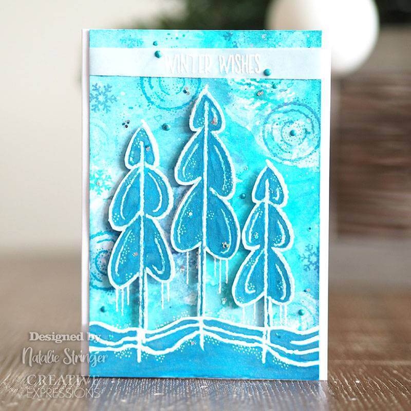 Woodware Clear Stamp Singles - Winter Trees (4in x 6in)