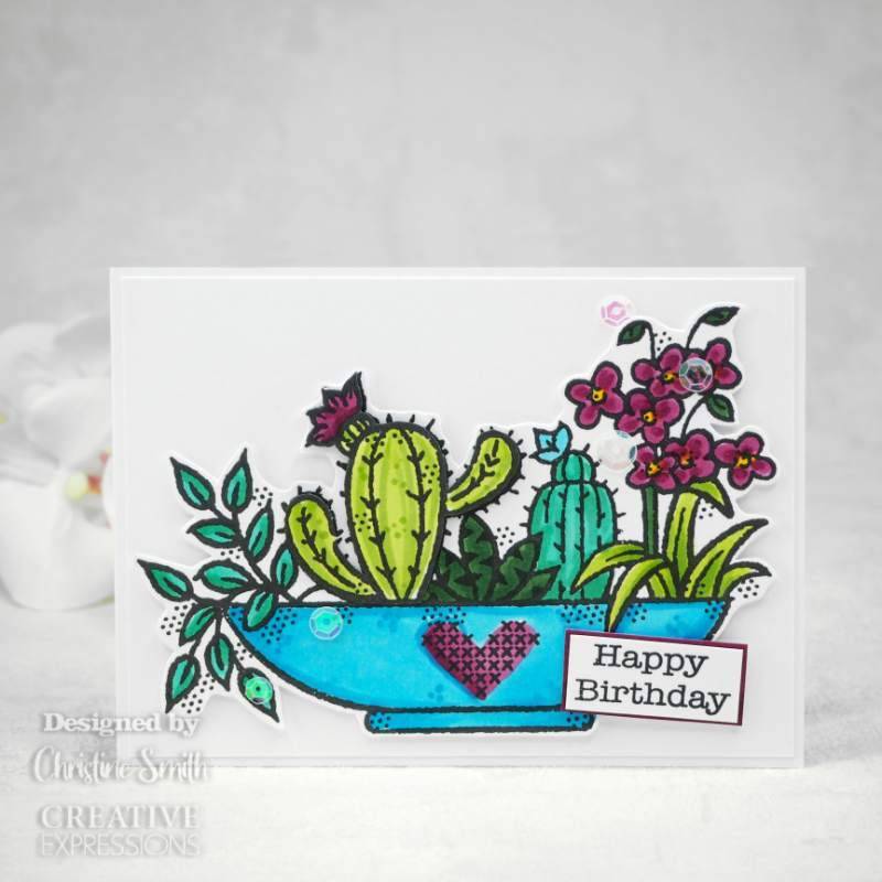 Woodware Clear Stamps Singles - Plant Display (4in x 6in)