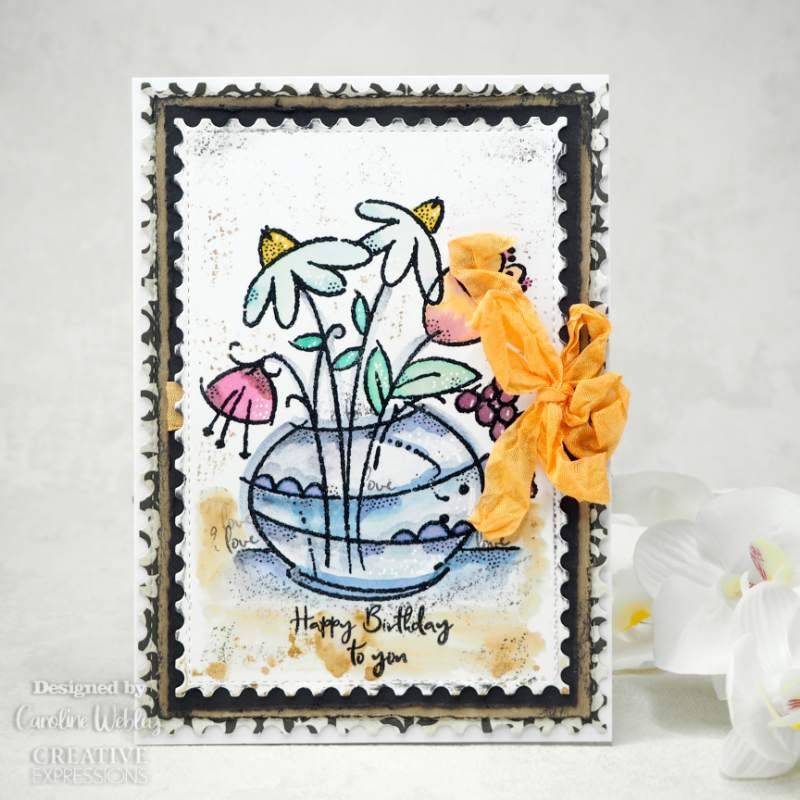 Woodware Clear Stamps Singles - Floral Bouquet (4in x 6in)