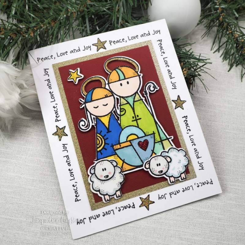 Woodware Clear Stamps - Mary & Joseph (4in x 6in)
