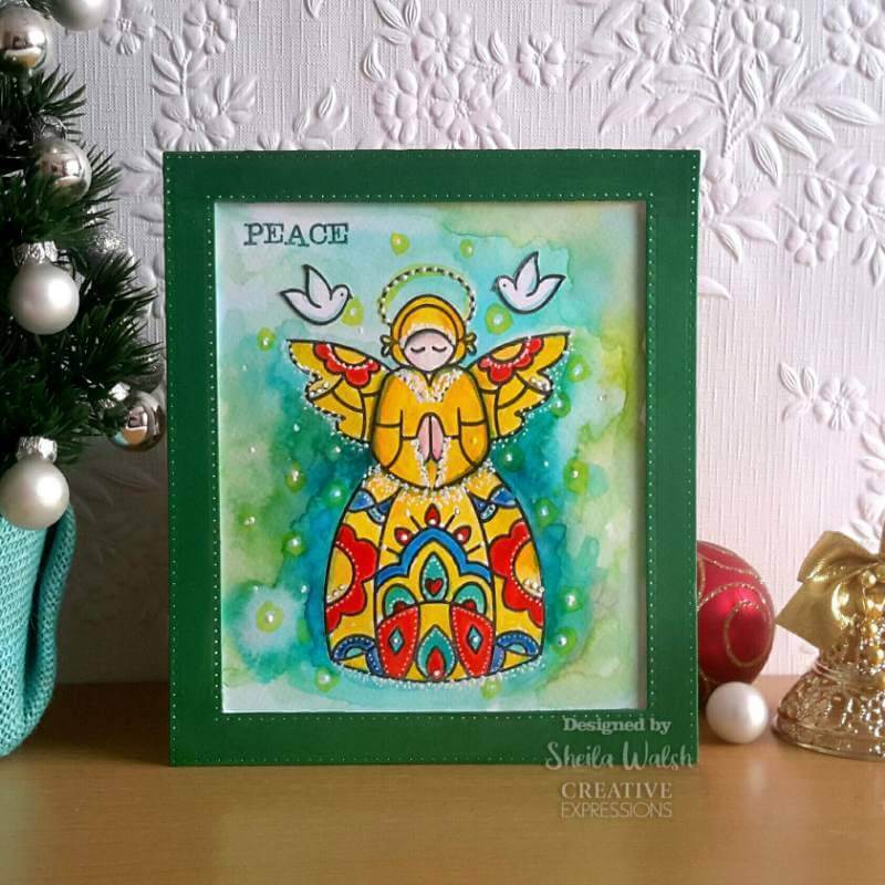 Woodware Clear Stamps - Angel Blessings (4in x 6in)