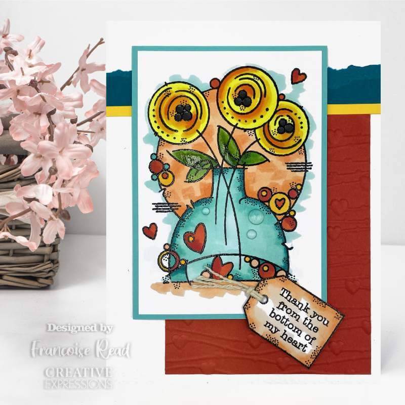 Woodware Clear Stamps Singles - Tagged Greetings (4in x 6in)