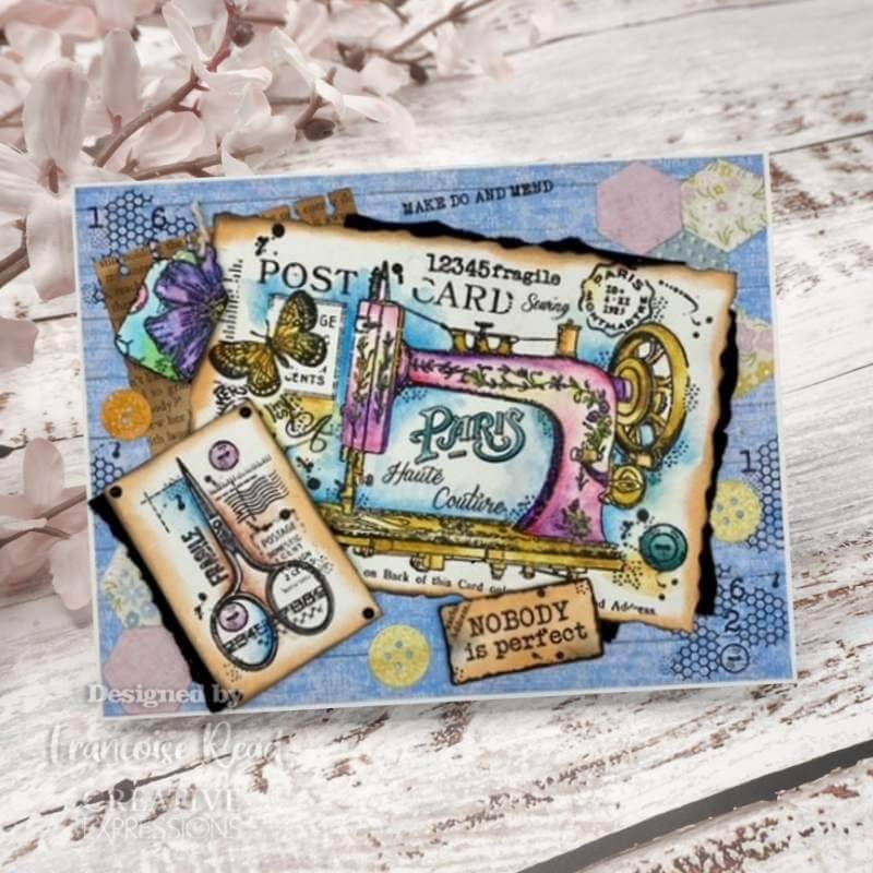 Woodware Clear Stamps Singles - Sew Little Time (4in x 6in)