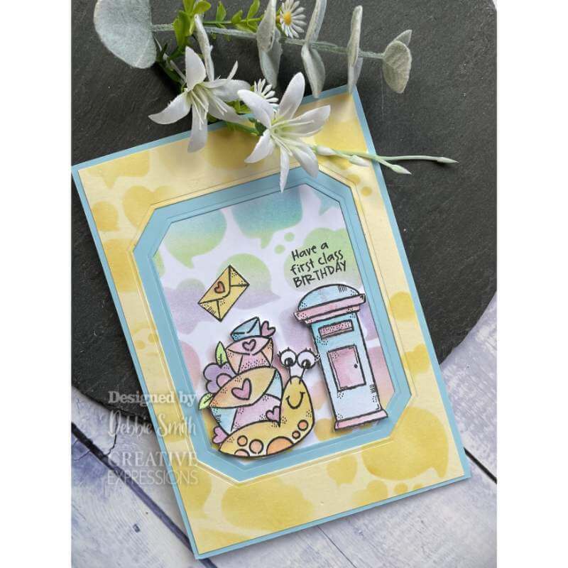 Woodware Stencil - Speech Bubbles (6 in x 6 in)