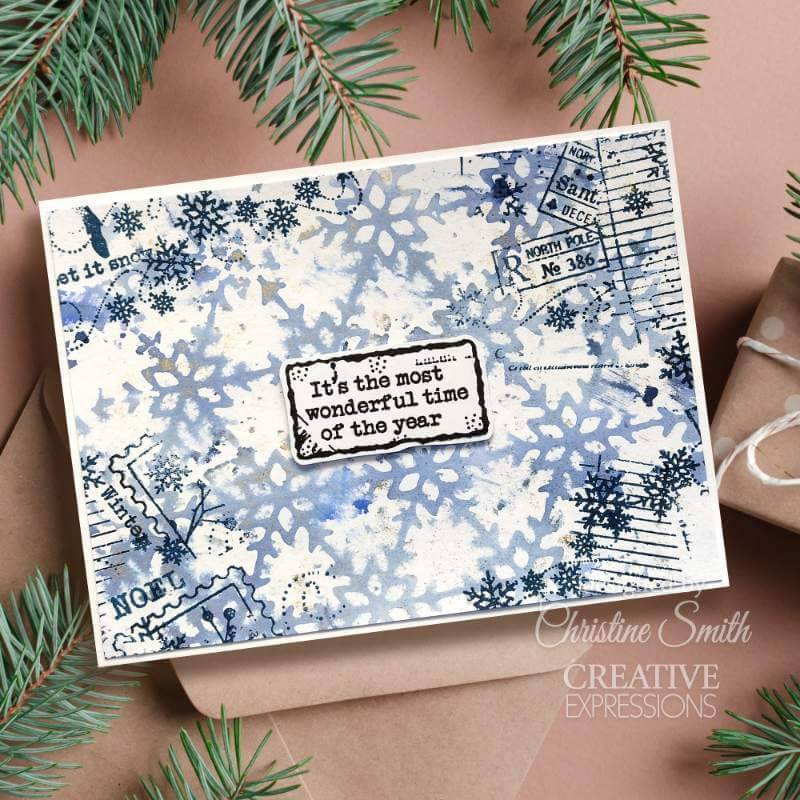Woodware Mask - Snowflake Screen (6in x 6in)