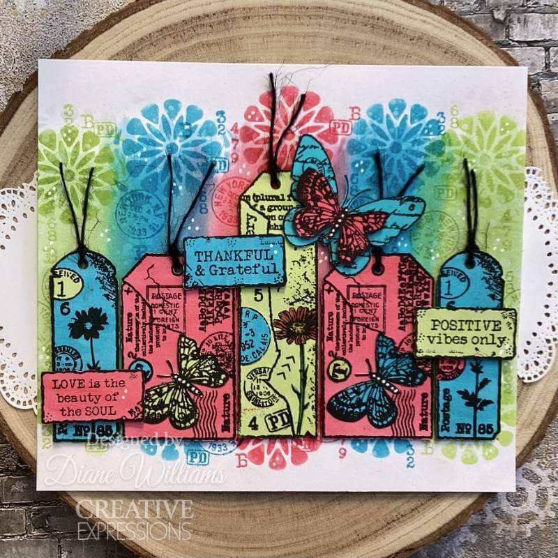 Woodware Stencil - Quito (6in x 6in)
