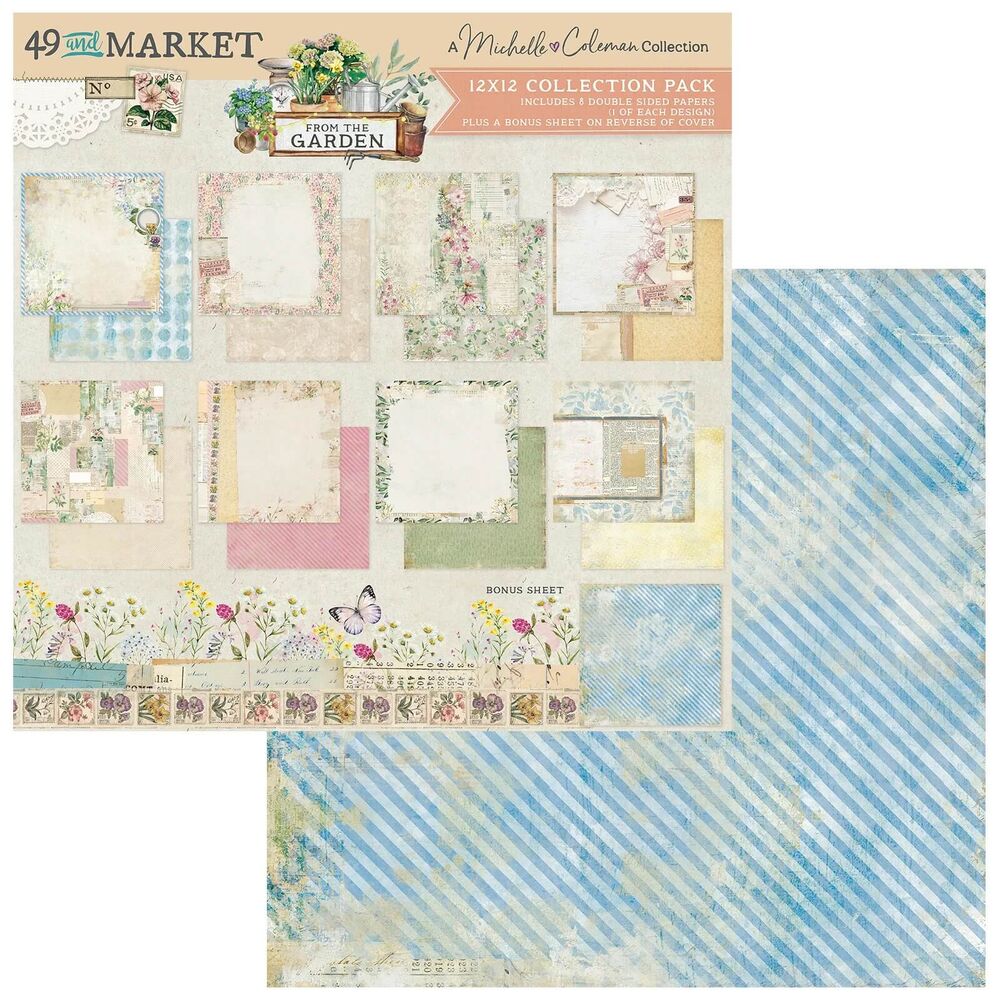 49 And Market Collection Pack 12"X12" - From the Garden