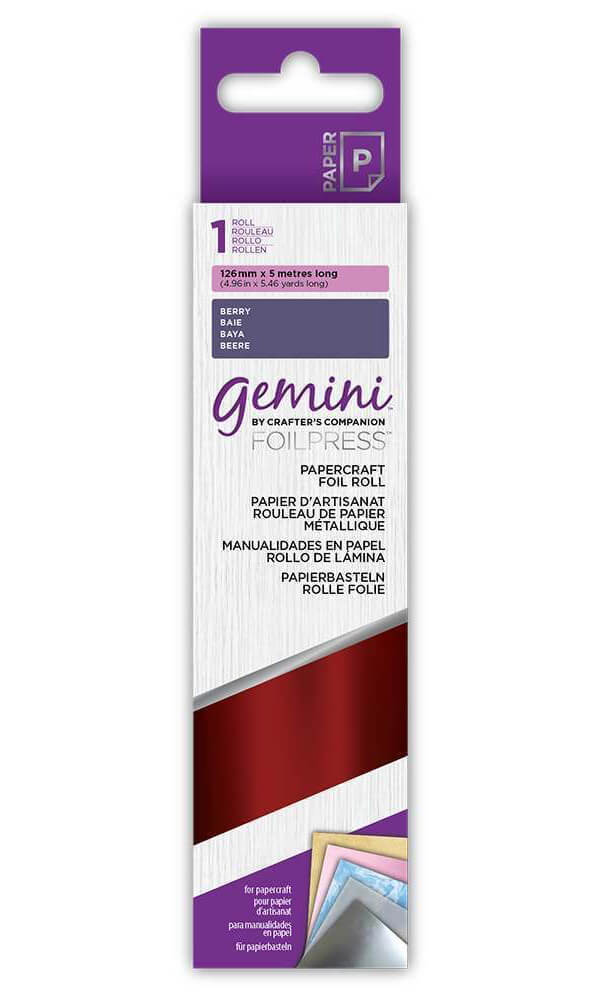 Gemini Foilpress Papercraft Foil - BERRY (discontinued)