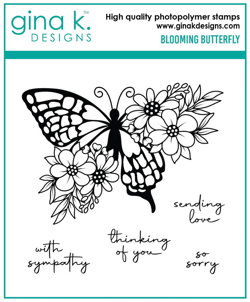 Gina K Designs Stamps & Dies BUNDLE - Blooming Butterfly