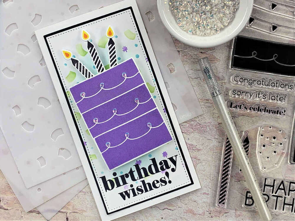 Gina K Designs Clear Stamps - Birthday Bash