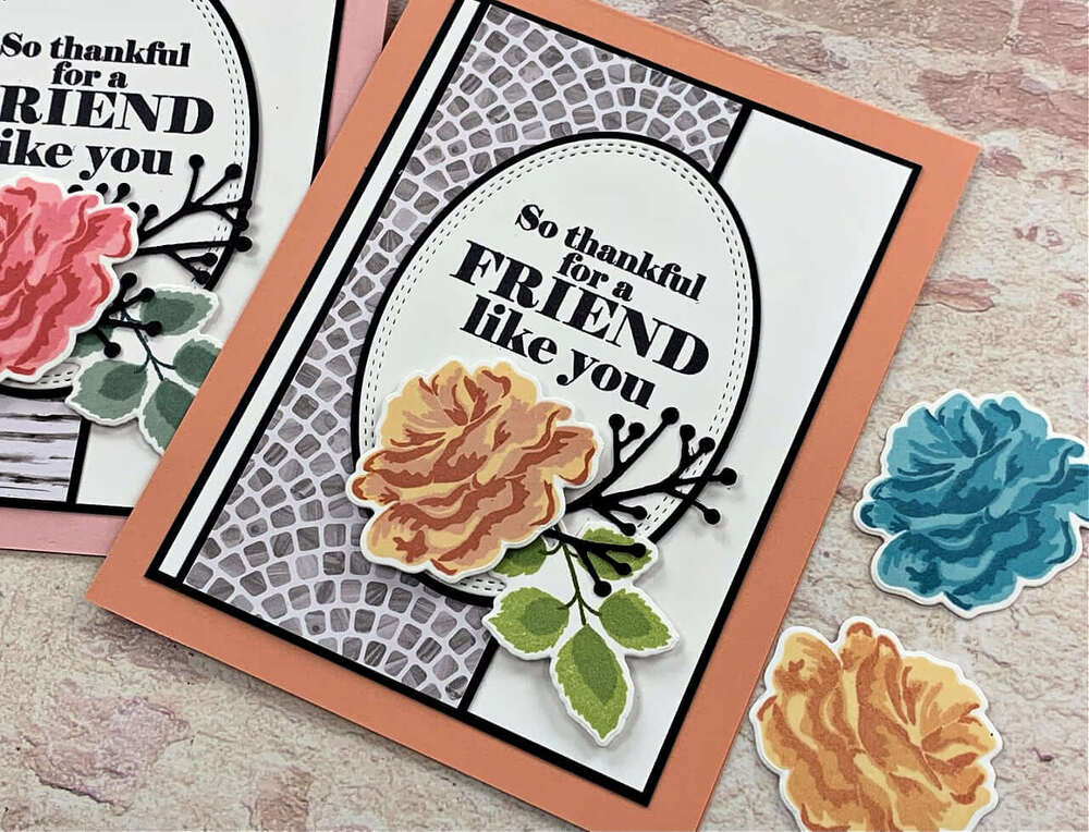 Gina K Designs Clear Stamps - Layered Carnation