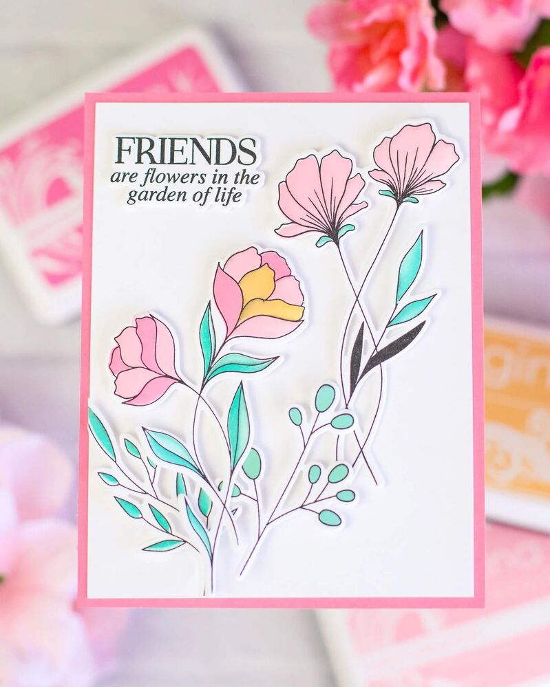 Gina K Designs  Floral Friendship KIT