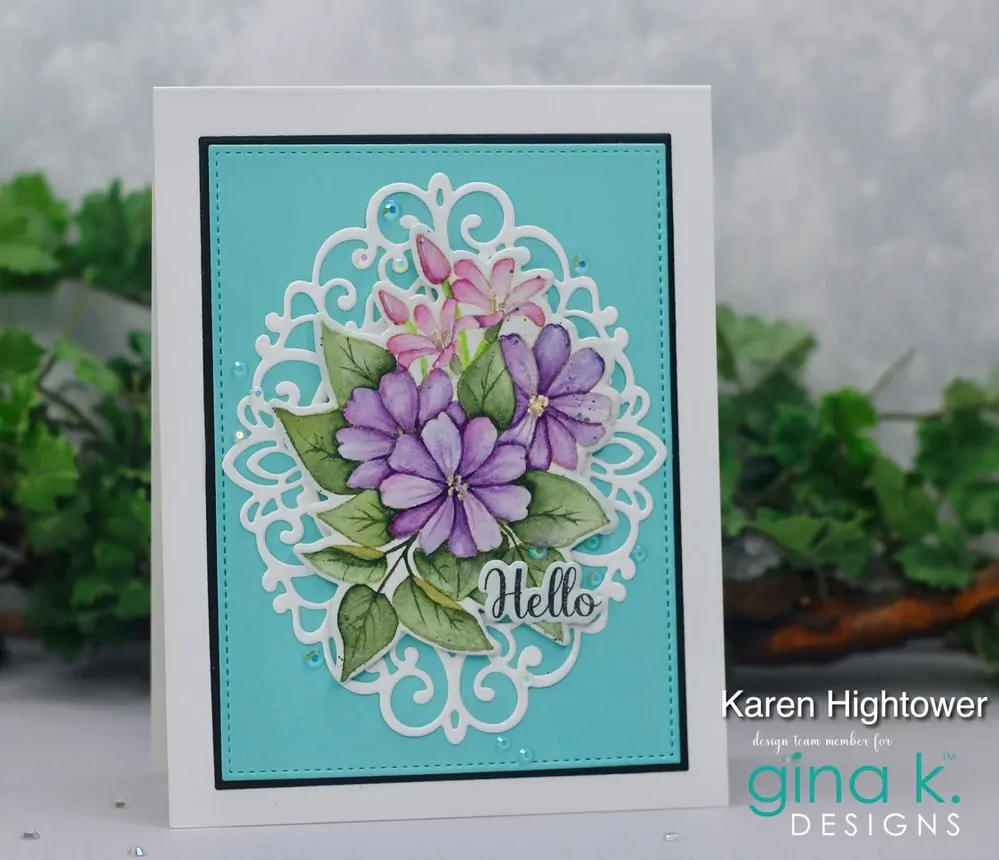 Gina K Designs Clear Stamps - Bright and Beautiful