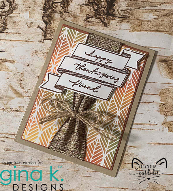 Gina K Designs Stencils - Leafy