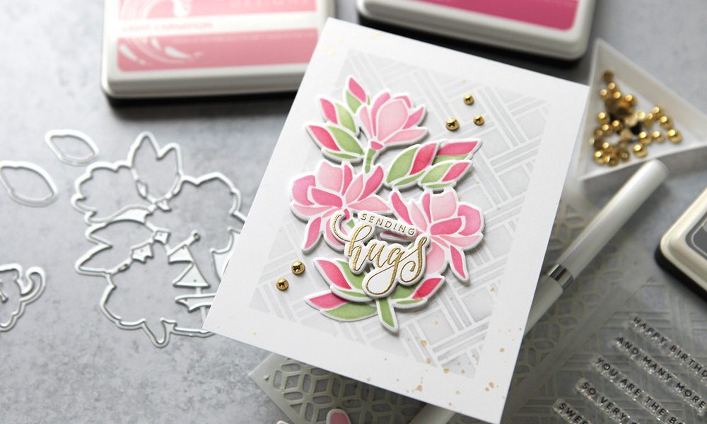 Gina K Designs Layering Stencil - Fancy Florals