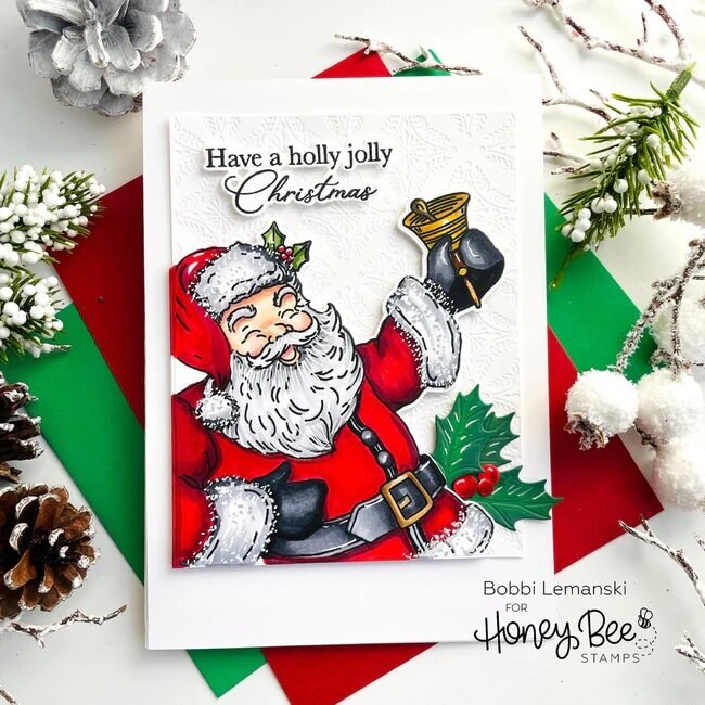 Honey Bee Clear Stamps 6x8 - St. Nick HBST-455