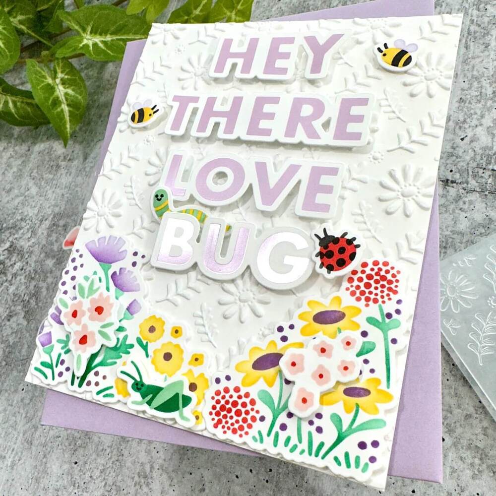 Honey Bee Clear Stamps 5x6 - Spring Meadow HBST-484