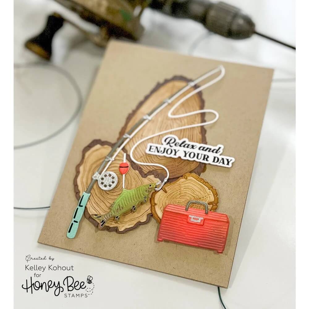Honey Bee Clear Stamps 6x6 - Hooked on You HBST-494
