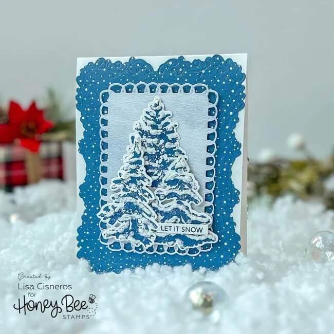 Honey Bee Clear Stamps 4x5 - Mini Messages: Holiday HBST-509