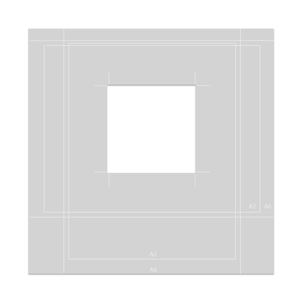 Hero Arts Stencil - Alignment Tool (A2 & A6) HT206