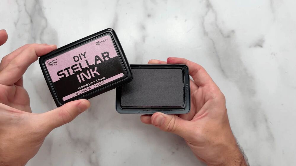 Simon Hurley create DIY Stellar Foam Ink Pad HUF90502
