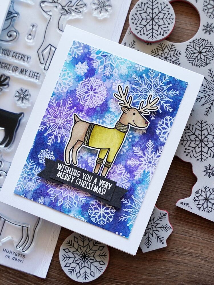 Simon Hurley create. Photopolymer Stamp - Oh Deer! HUR78975