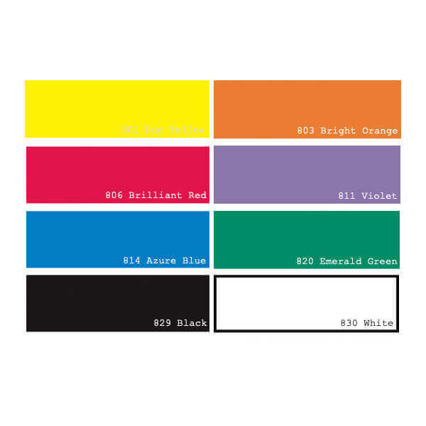 Jacquard Dye-Na-Flow Liquid Acrylic Colour 2.25oz 8/Pkg - Primary, Secondary, Black & White JAC8000