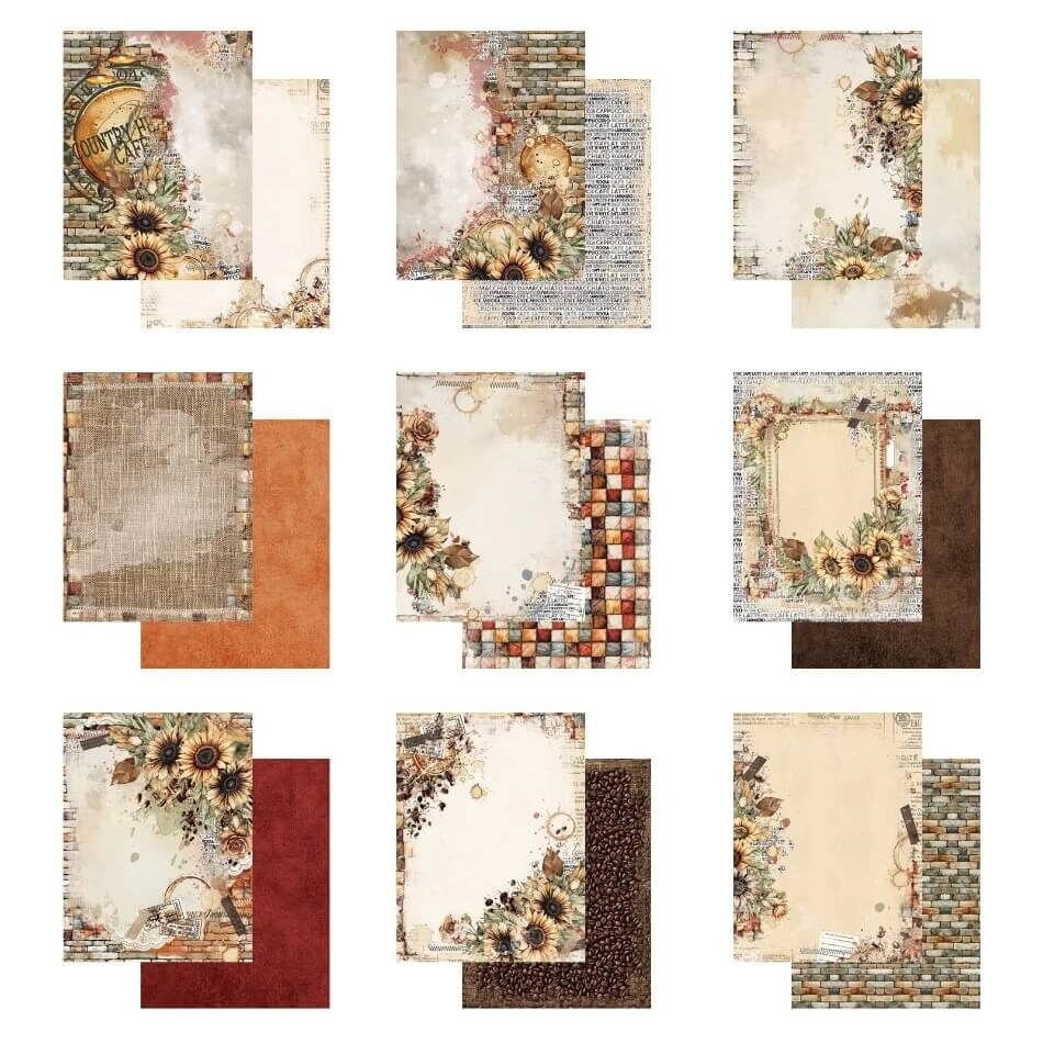 49 And Market Paper Pack 6"X8" - Country Heart Cafe