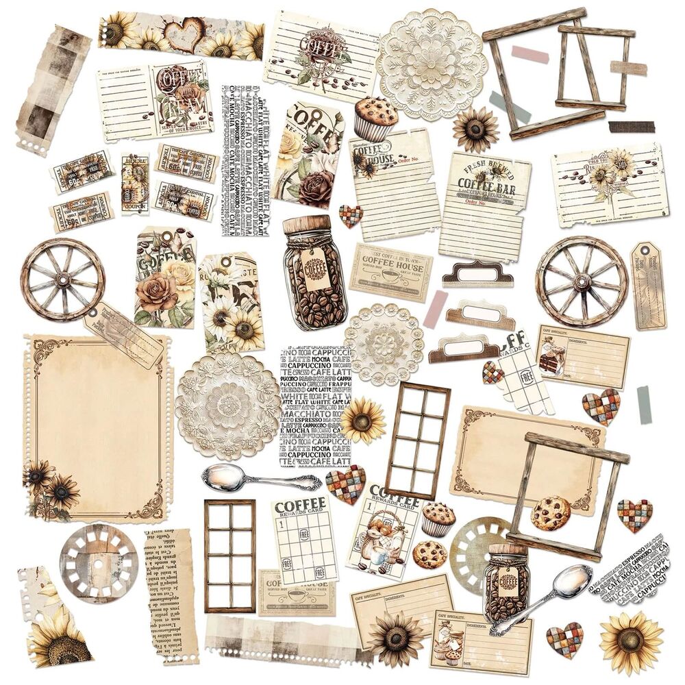 49 And Market Die-Cuts Elements - Country Heart Cafe