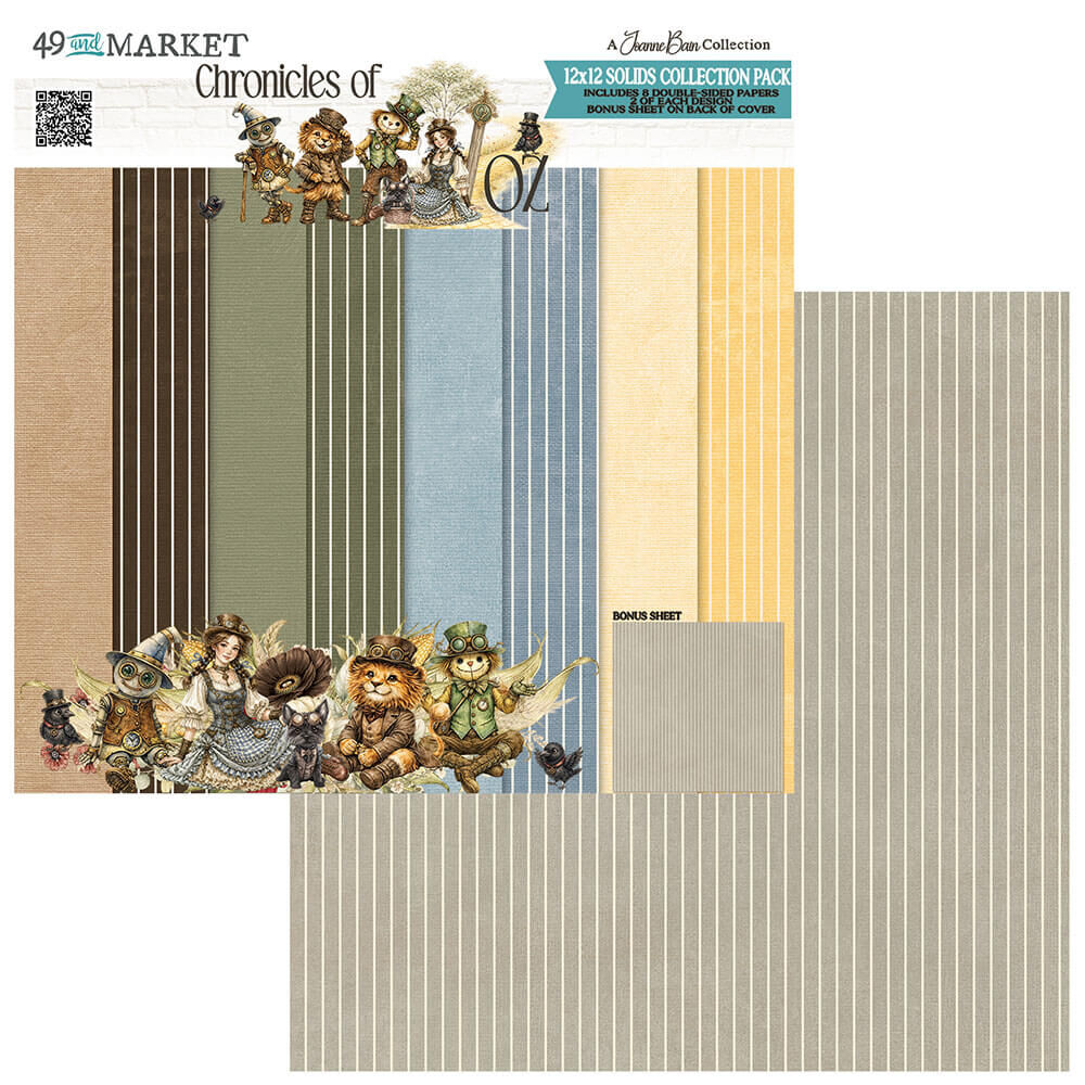 49 And Market Solids Paper Pad 12"X12" - Chronicles of Oz