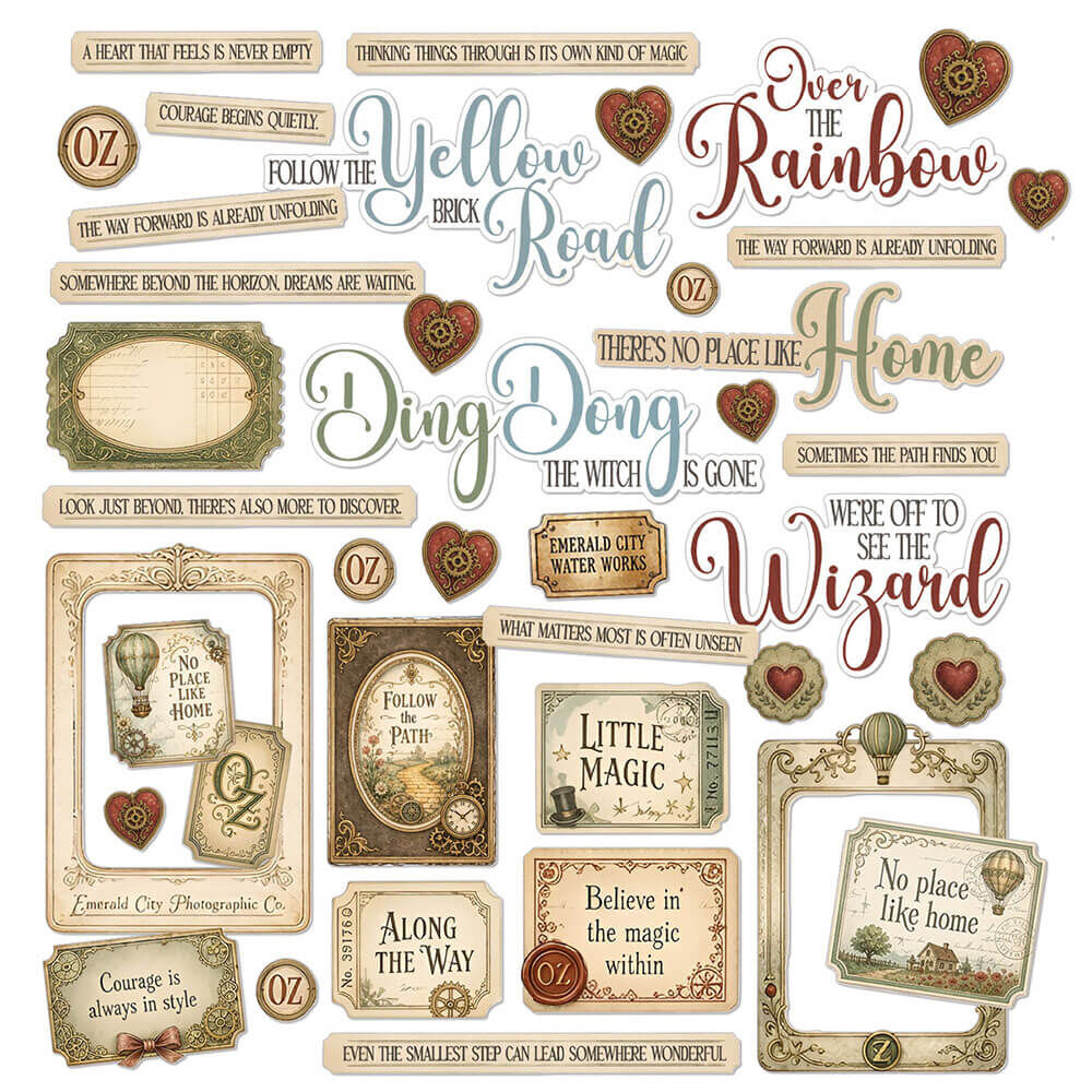 49 And Market Chipboard Set - Chronicles of Oz