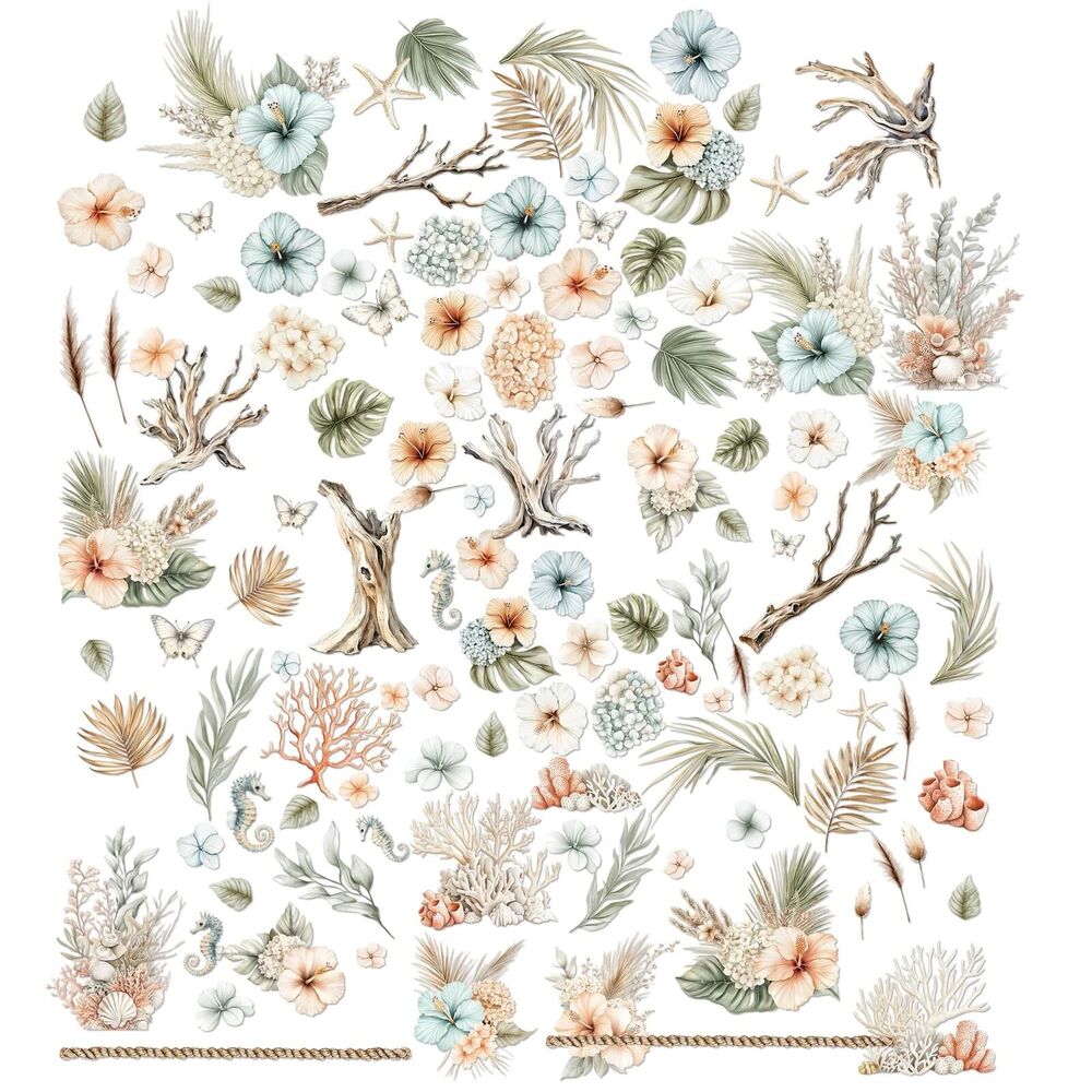 49 And Market Laser Cut Outs - Botanicals, Coastal Soul