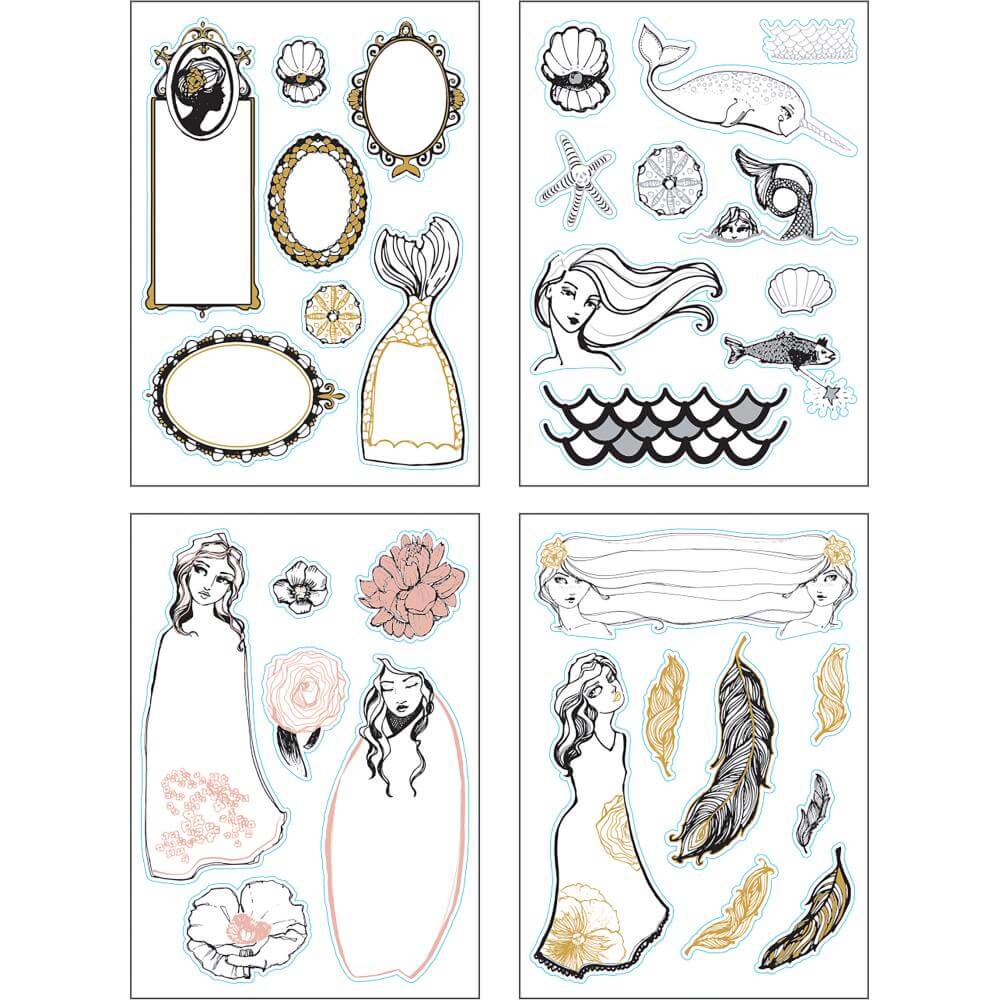 Jane Davenport Artomology Colourist Sticker Booklet