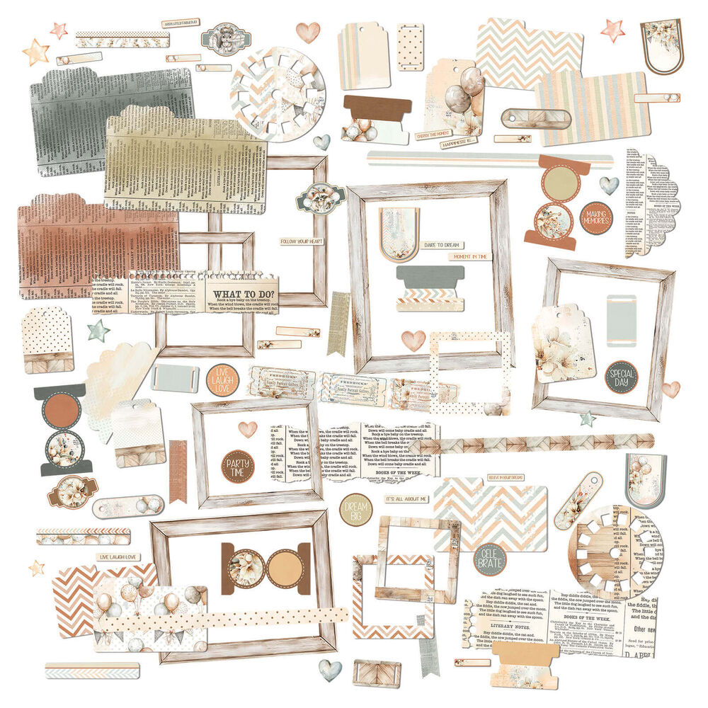 49 And Market Die-Cut Elements - Little Dreamer/Little Celebrations
