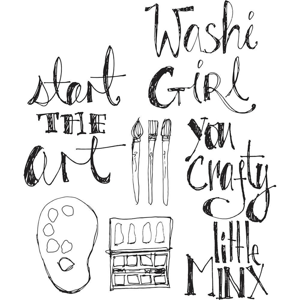 Jane Davenport Artomology Clear Stamps - Crafty Minx
