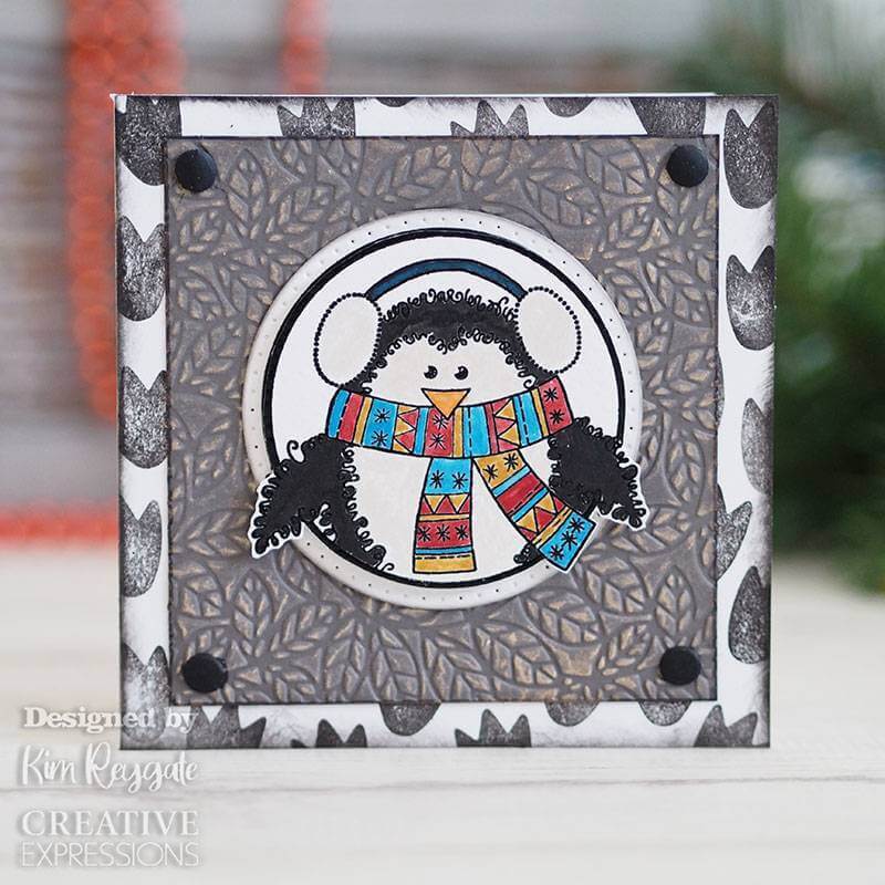 Woodware Clear Stamps - Festive Fuzzies - Mini Penguin (3.8in x 2.6in)