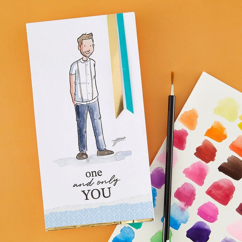 Spellbinders Clear Stamps - Custom Portrait #2 (by Josh Griffiths Studio) JGS0002