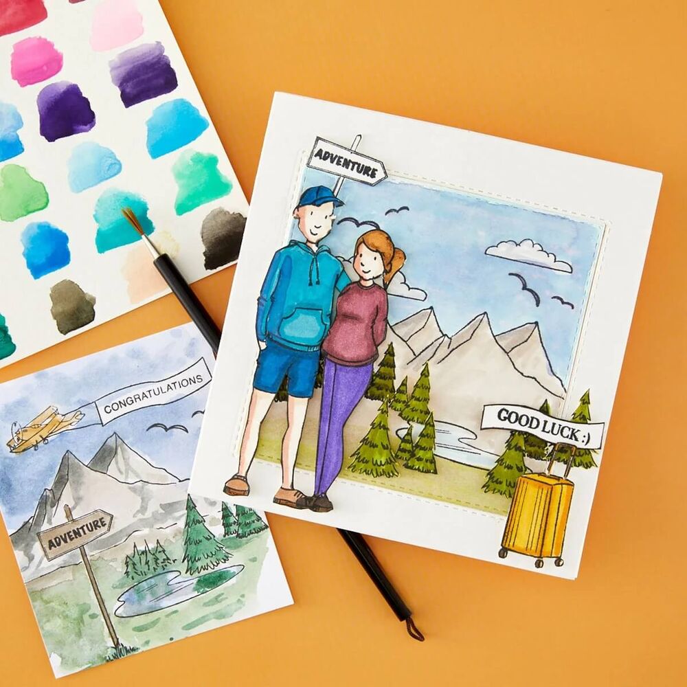 Spellbinders Clear Stamps - Outside Elements (by Josh Griffiths Studio) JGS0004