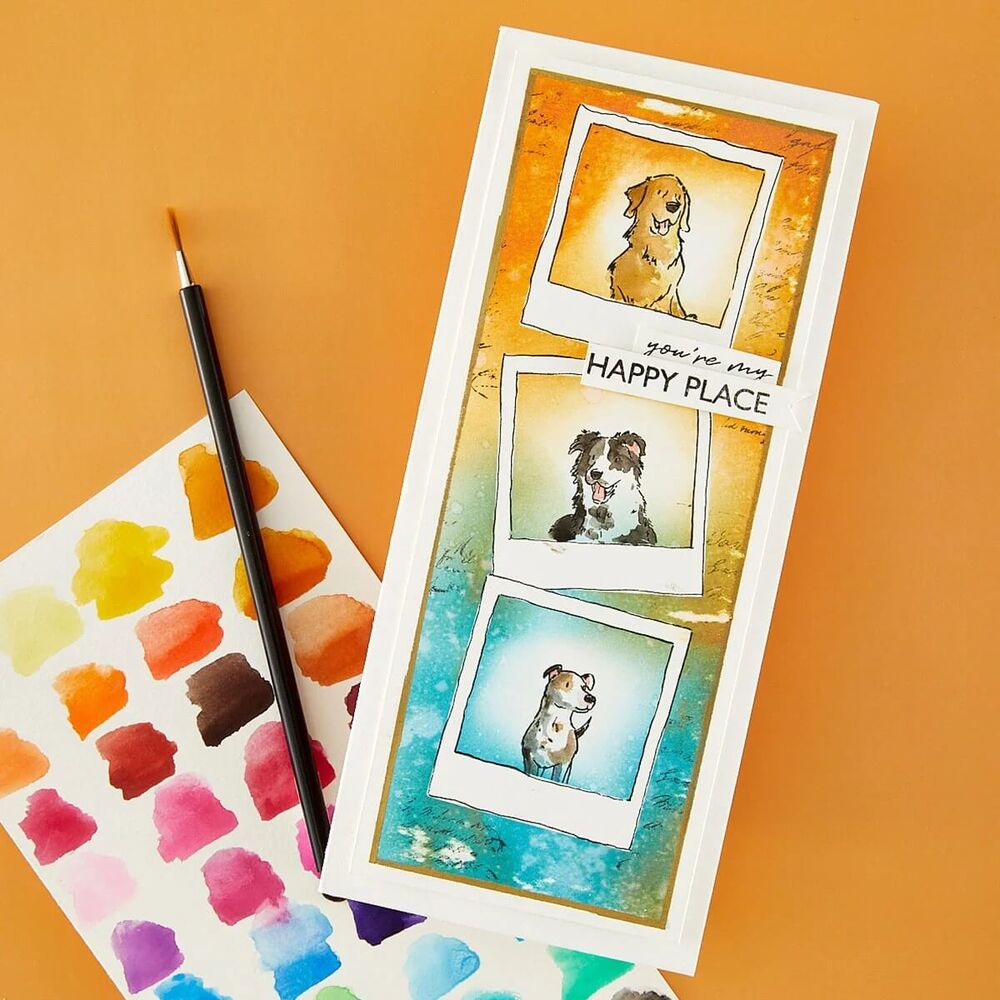 Spellbinders Clear Stamps - Pawsitivity #1 (by Josh Griffiths Studio) JGS0005