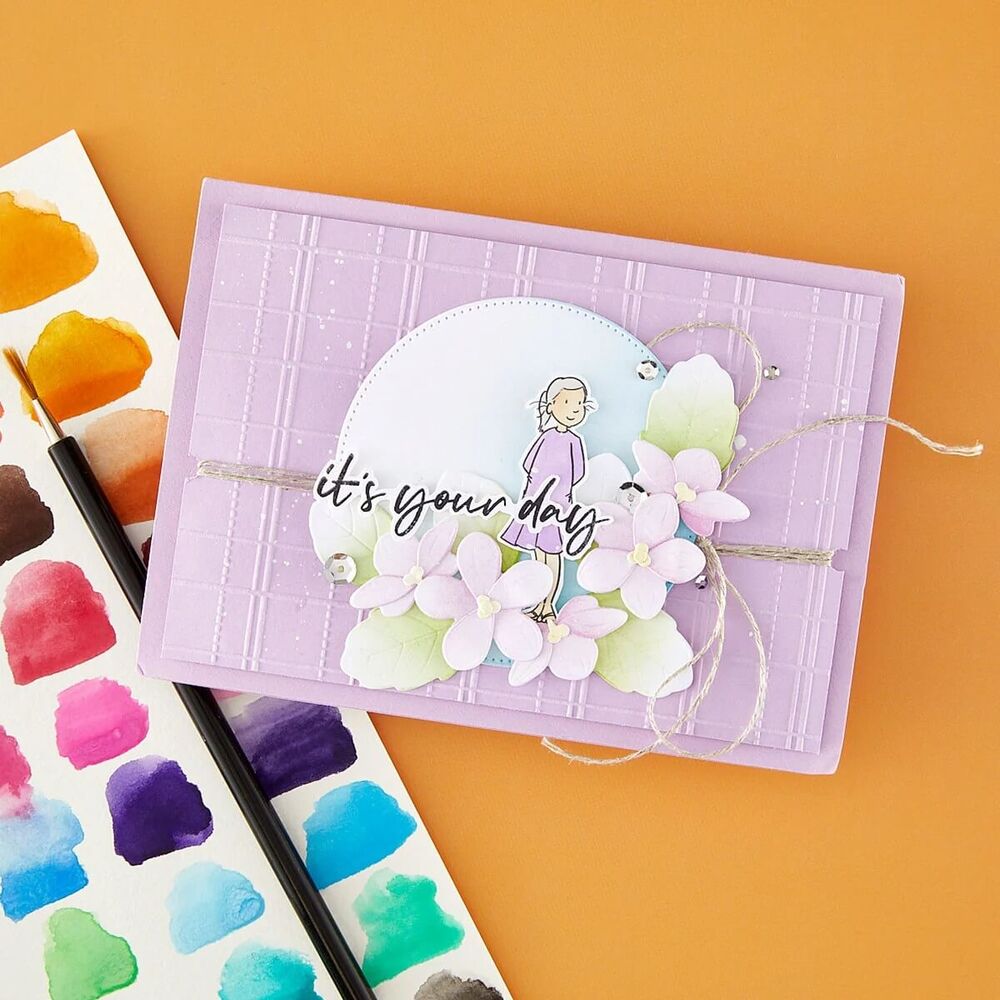 Spellbinders Clear Stamps - Evergreen Sentiments (by Josh Griffiths Studio) JGS0006